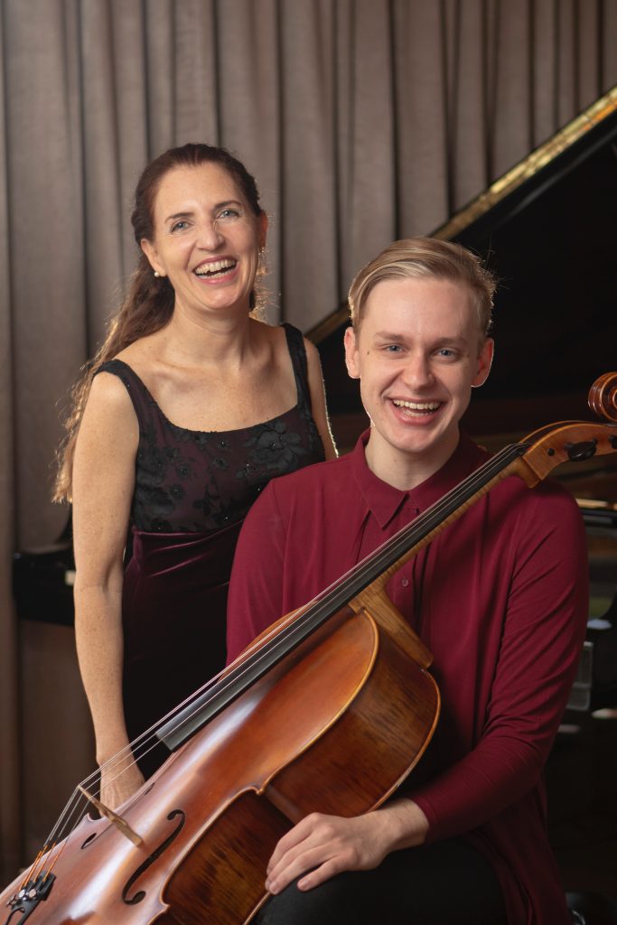 Elyane Laussade And Luke Severn, performing with Daniel Tan at the Austral Salon 130th anniversary